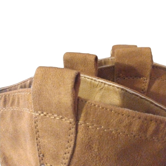 Embroidered Cheyenne MUDD Multi Color Floral Vegan Suede Ankle Boots Sz. 6 - Picture 6 of 7